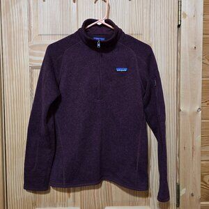 Women's Patagonia 1/4 Zip Better Sweater jacket Night Plum